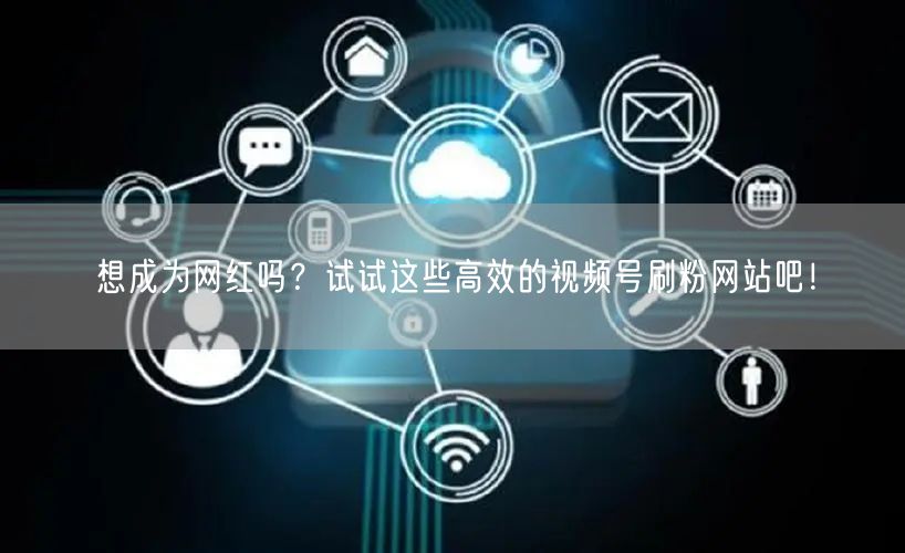 想成为网红吗?试试这些高效的视频号刷粉网站吧!